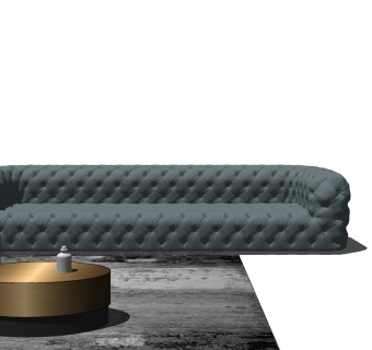 37意大利现代沙发 现代皮革沙发 单人沙发 休闲沙发 沙发椅 软包沙发su草图模型下载