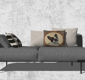 55北欧沙发 北欧实木布艺单人沙发 躺椅 卧榻 贵妃椅 美人榻su草图模型下载