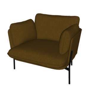 128现代简约单人沙发  现代单人休闲沙发 休闲椅 休闲沙发 单人椅su草图模型下载