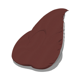 67现代风格懒人沙发_布艺懒人沙发 懒人躺椅 单人休闲沙发  单人沙发su草图模型下载