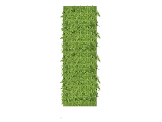 装饰植物 绿植墙组合 su草图模型下载