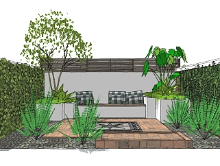 绿植墙，植物墙，<em>藤蔓</em>植物<em>su</em>草图模型下载