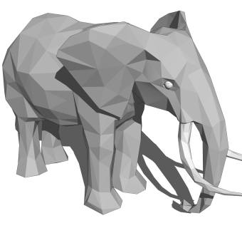 现代大象su草图模型下载