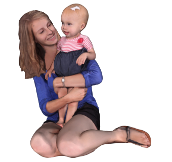 女性人物婴儿儿童小孩模型su草图模型下载