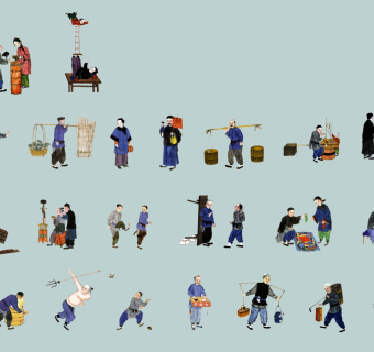 新中式骨雕任务模型  su草图模型下载