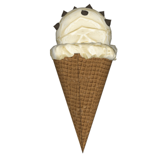 甜品冰淇淋雪糕 甜筒su草图模型下载