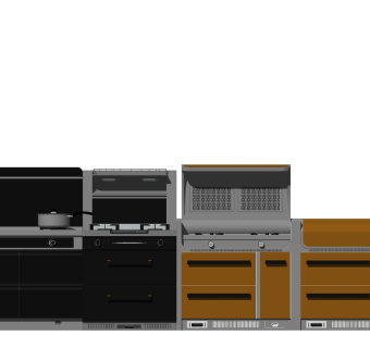 厨房 电器 器材  su草图模型下载