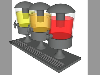 果汁机器 <em>饮料饮品</em>机su草图模型下载