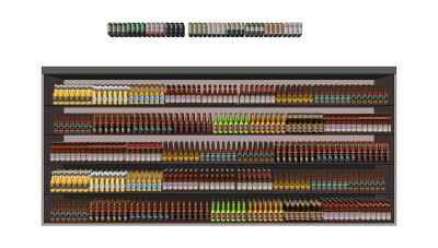 超市饮品区 酒水饮料墙勾su草图模型下载