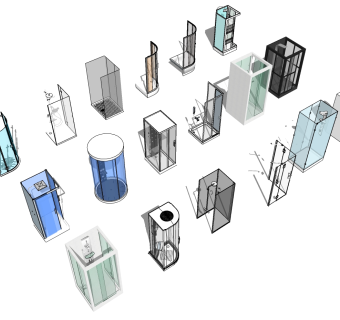 卫浴器材  su草图模型下载