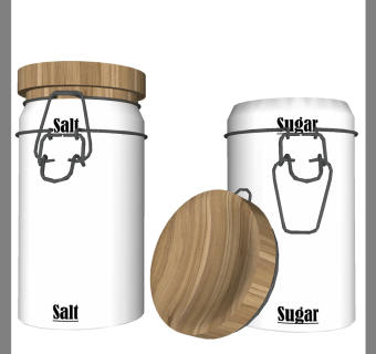 茶防用品用具 su草图模型下载