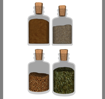 粗粮密封罐子 杂粮密封罐 su草图模型下载