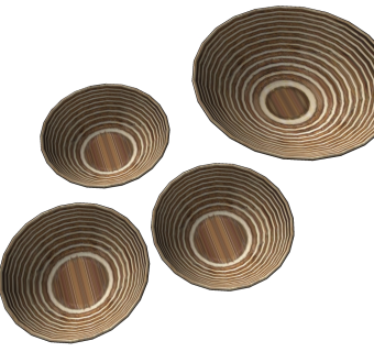 厨房用品 用具 碗su草图模型下载