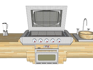 厨房用品<em>用具</em> 金属燃气灶烧烤机 水槽 榨汁机，烤箱...
