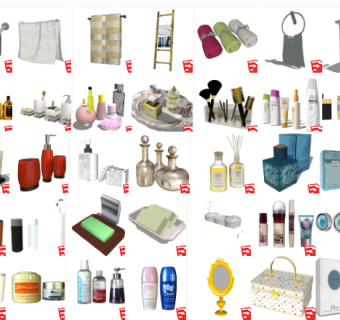 卫生用品洁具  su草图模型下载