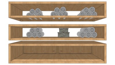 现代洁具用品  su草图模型下载