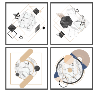装饰挂画墙饰 su草图模型下载