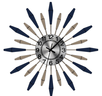 北欧现代挂钟，石英钟，钟表su草图模型下载