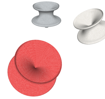 单人陀螺椅，休闲沙发su草图模型下载