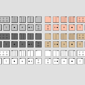 开关插座，面板su草图模型下载