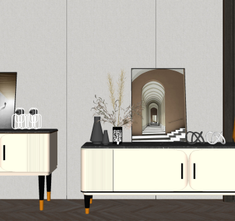 现代轻奢电视柜，床头柜