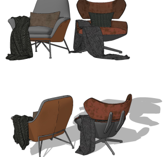 现代办公休闲椅，蛋壳椅