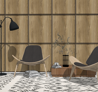 13北欧椅子，休闲椅 su草图模型下载