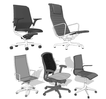 现代办公椅网布椅职员椅，转椅