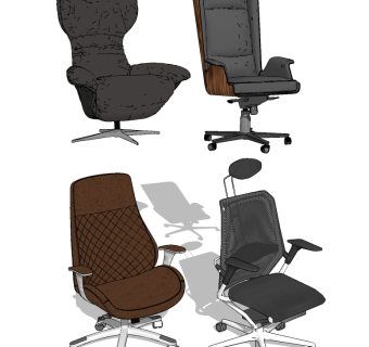 皮革办公椅，转椅，会议椅