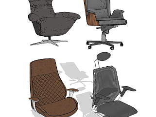 皮革办公椅，转椅，会议椅