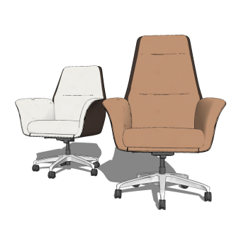 皮革办公椅，转椅