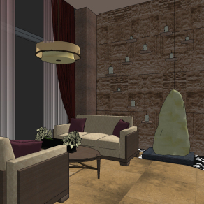 现代spa会所酒店沙发区，蜡烛石头，休息区