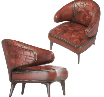 欧式单人沙发su草图模型下载