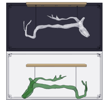 新中式吊灯su草图模型下载