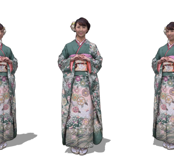 人物女人su草图模型下载