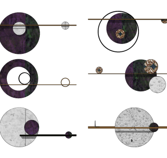 新中式墙饰挂件su草图模型下载