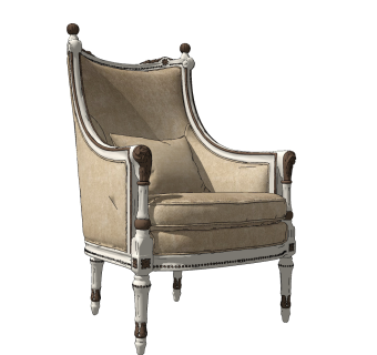 欧式沙发椅su草图模型下载