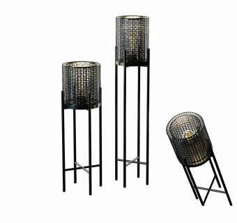 工业风落地灯su草图模型下载