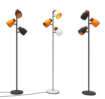 现代落地灯su草图模型下载