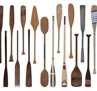 北欧实木船桨su草图模型下载