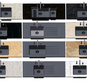 现代不锈钢洗菜盆水槽su草图模型下载