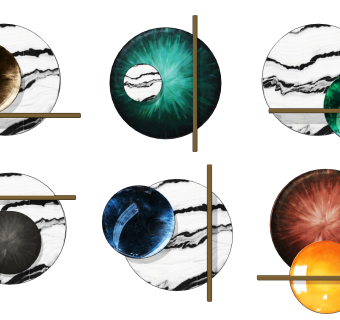 现代新中式轻奢墙饰,挂件su草图模型下载