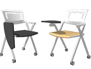 现代培训<em>教室</em>办公椅su草图模型下载