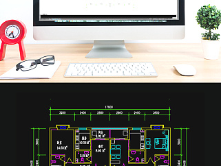 室内设计家装CAD平面图