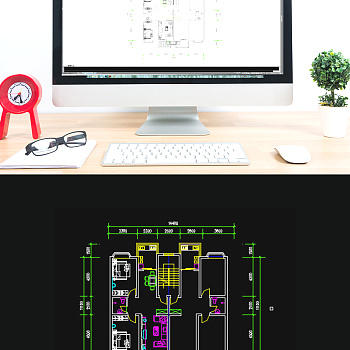 全屋定制CAD平面户型图