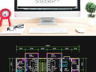 定制大户型多居室房屋平面图CAD平面图