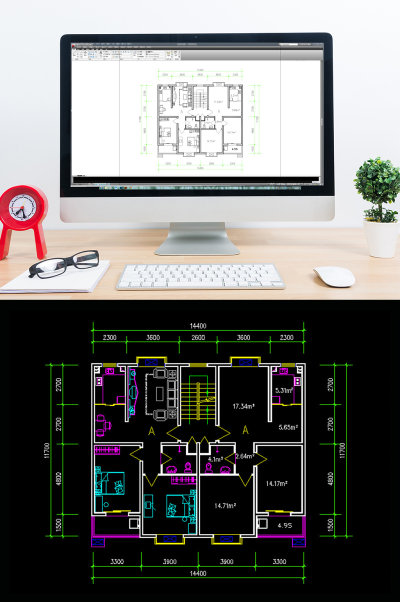 精品室内设计图CAD户型图