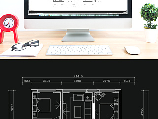 CAD室内平面方案