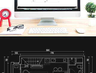 CAD高层户型室内平面方案