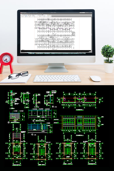 六层楼建筑CAD施工图